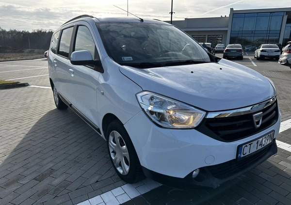 Dacia Lodgy cena 21000 przebieg: 255819, rok produkcji 2012 z Sławków małe 596